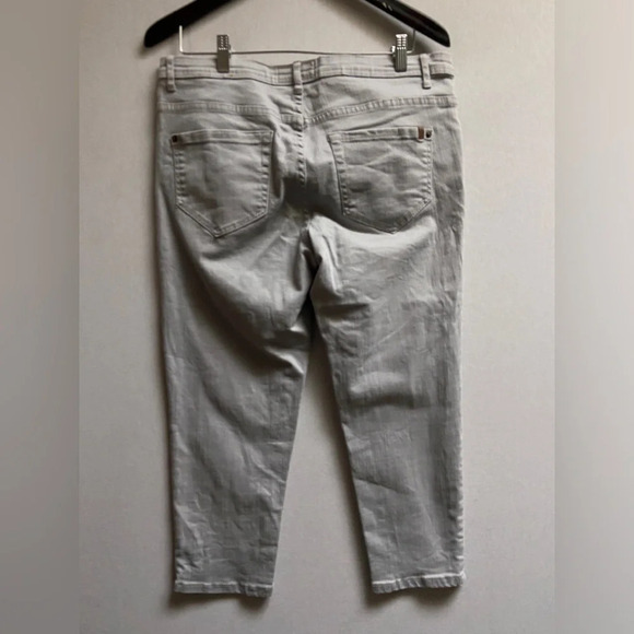 Roots grey denim  capri jeans Sz 30 - Picture 2 of 10